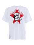 Picture of Vision Of Super | Tshirt White Skull And Red Star