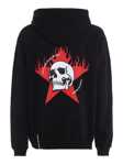 Picture of Vision Of Super | Hoodie White Skull And Red Star