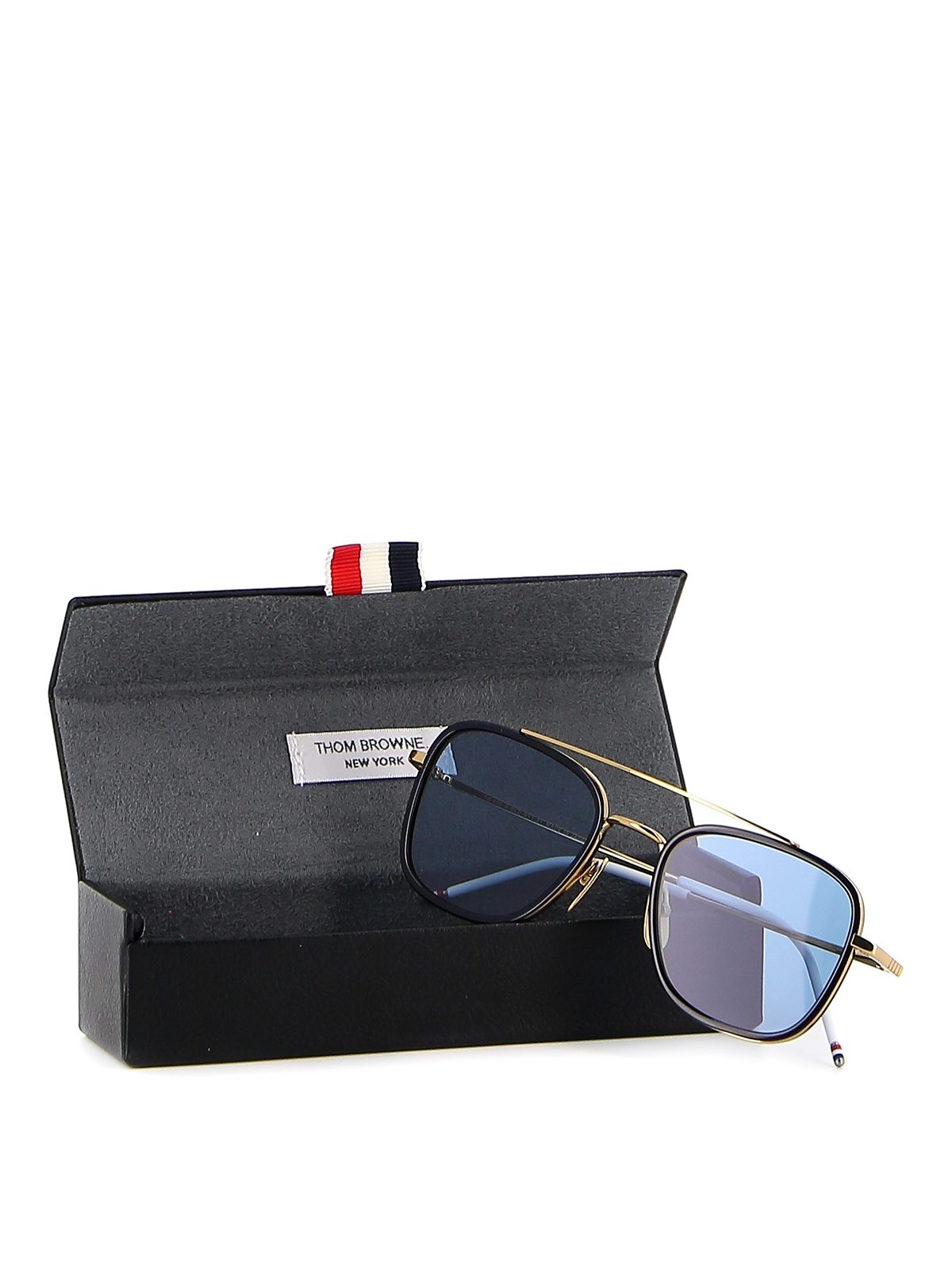 Thom Browne Tb-800 A-GLD-BLK-51 NAVY YELLOW GOLD• Michele Inzerillo | Moda  Lusso Donna e Uomo | Boutique online Inzerillo.it