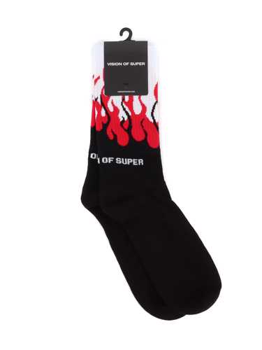 Immagine di Vision Of Super | Socks Red Flames
