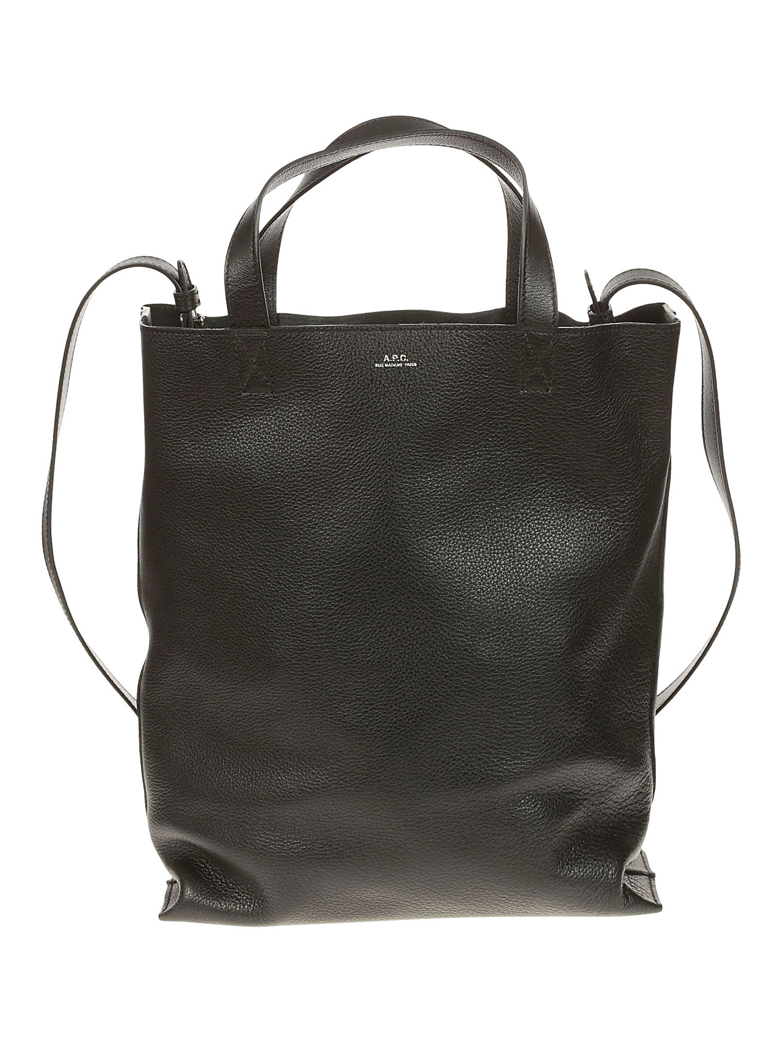 極美品 A.P.C. CABAS MAIKO MEDIUM TOTE ブラック