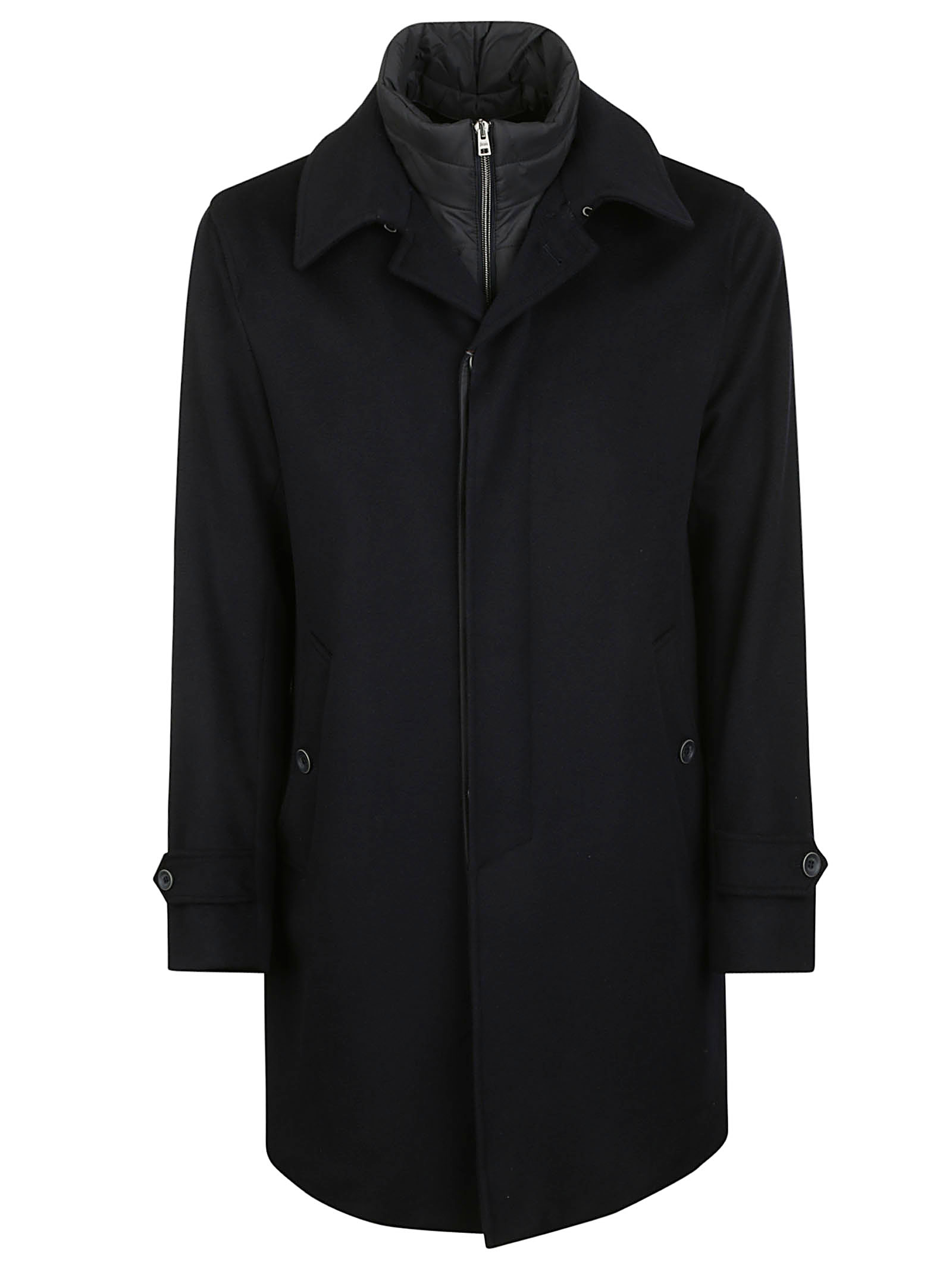 Herno Coat In New Wool Cashmere 9200 BLUE• Michele Inzerillo Moda Lusso
