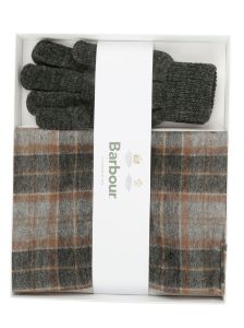 barbour scarf and gloves
