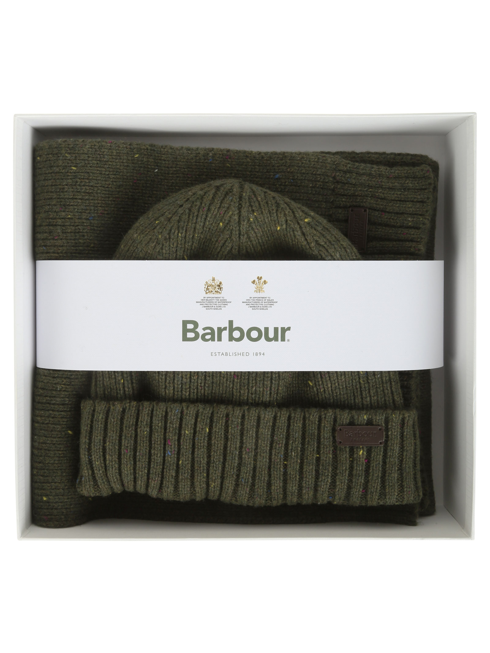 Picture of Barbour | Carlton Beanie Scarf Gift Set