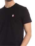 Picture of Ami | Crewneck Tee With Blue White Red Ami Embroidery
