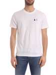 Picture of Ami | Crewneck Tee With Blue White Red Ami Embroidery