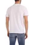 Picture of Ami | Crewneck Tee With Blue White Red Ami Embroidery