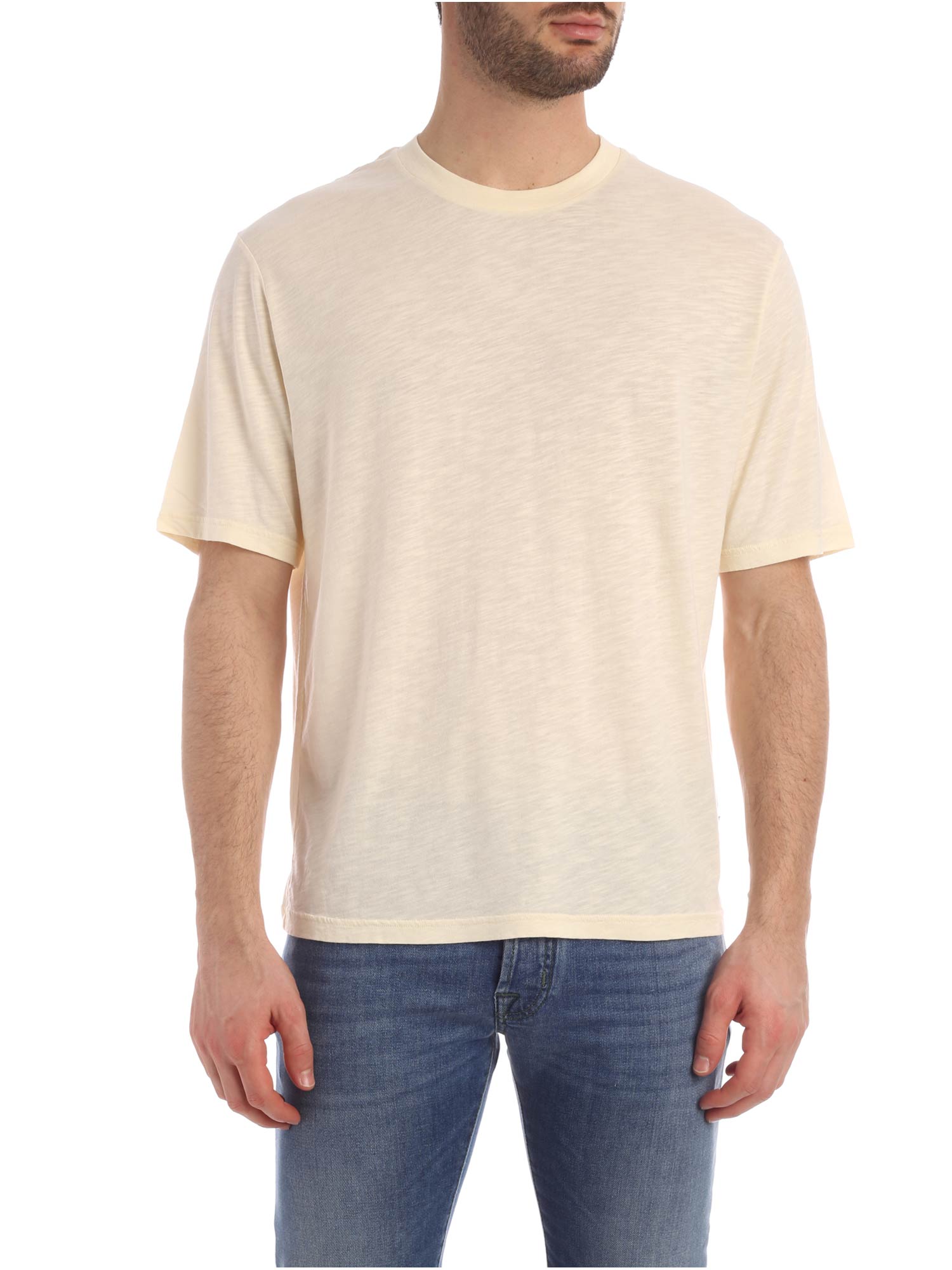 Picture of Ami | T Shirt In Ligth Jersey With Ami Tab On Side