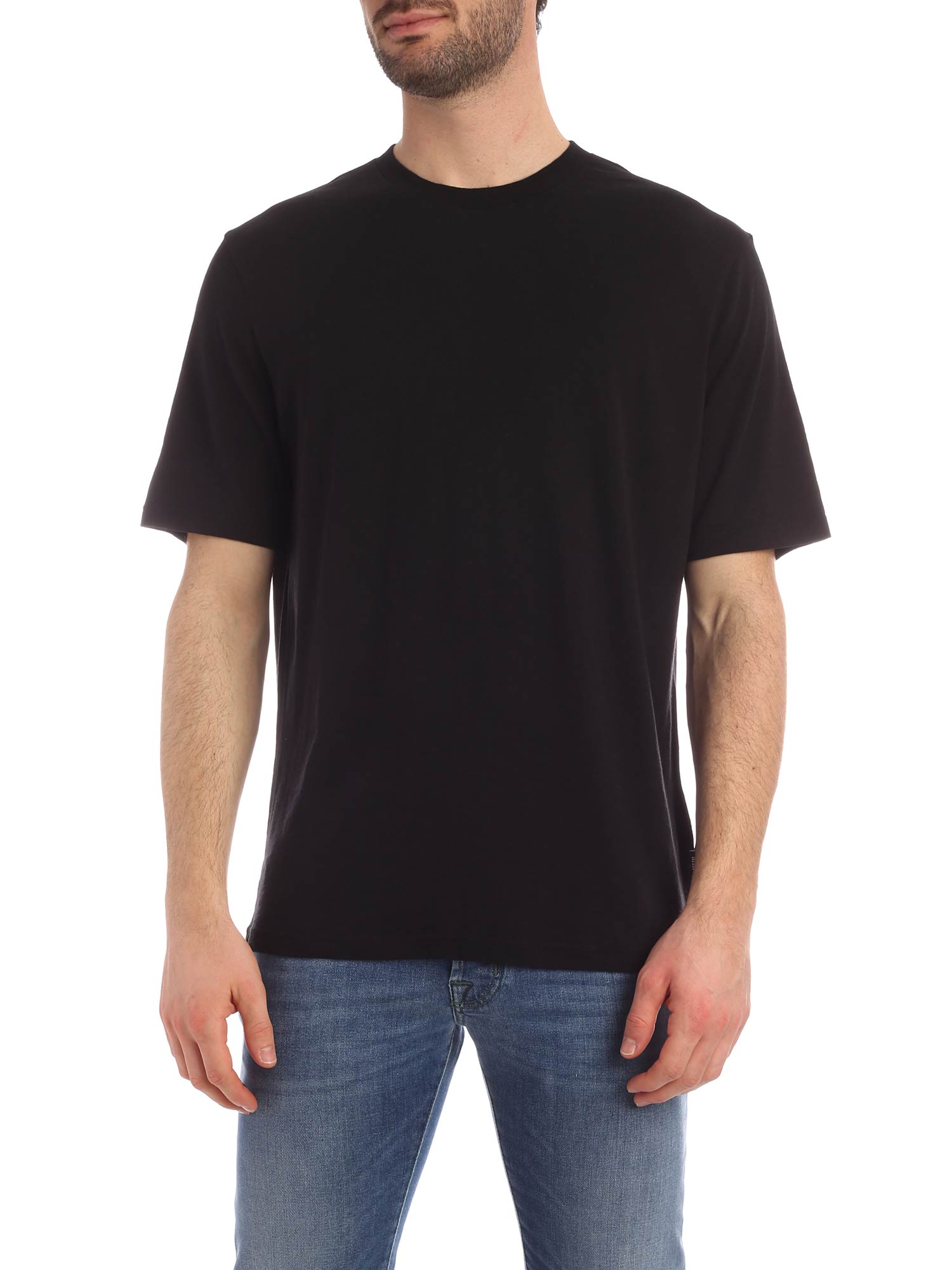Picture of Ami | T Shirt In Ligth Jersey With Ami Tab On Side