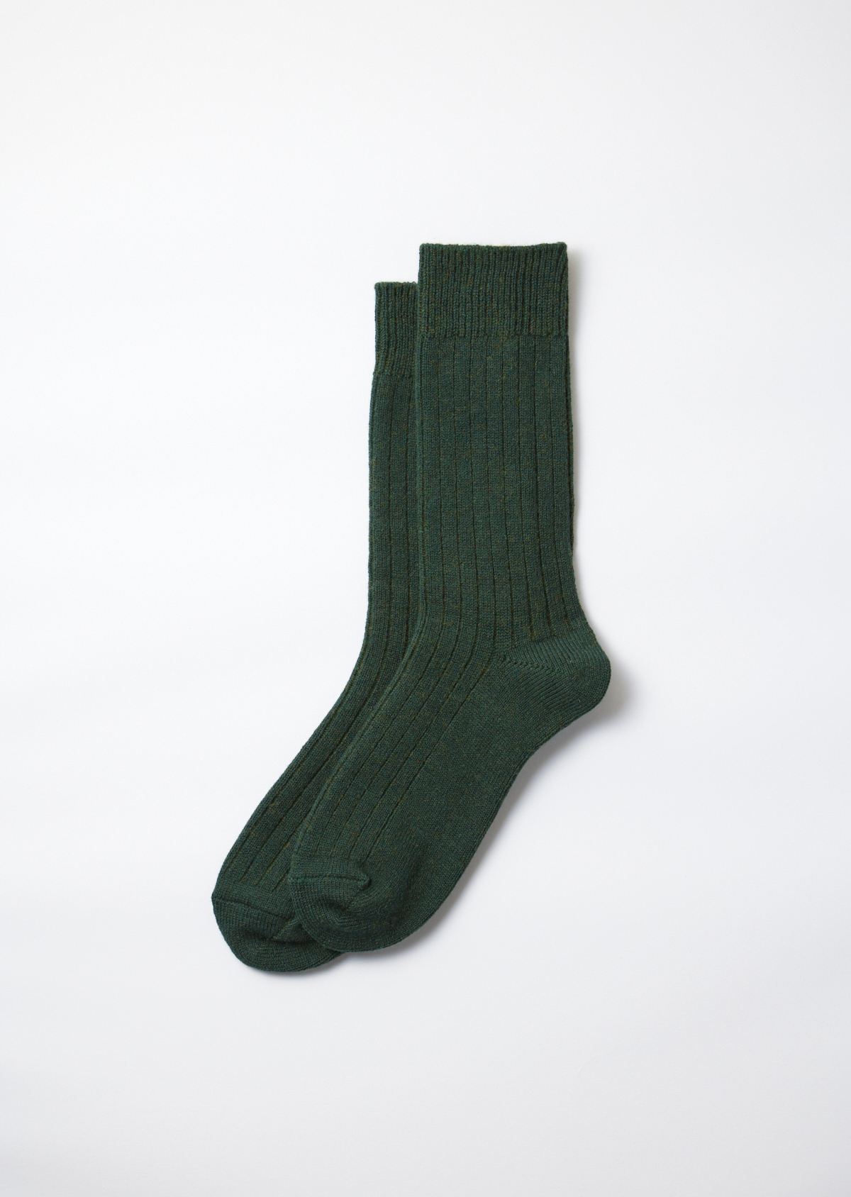 Picture of Rototo | Cotton Wool Ribbed Crew Socks