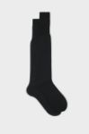 Picture of Bresciani | Flat Knit Wool Long Socks
