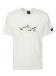 Picture of Paul & Shark | T-Shirt With Sharks Application