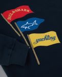 Picture of Paul & Shark | Sweatshirt With Archivio Flags Embroidery