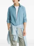 Picture of Maison Kitsune | Profile Fox Regular Shirt