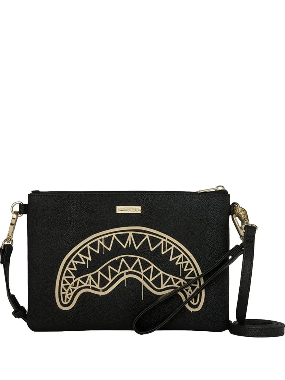 Picture of Sprayground | That Gold Drap Crossover Clutch