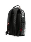 Picture of Sprayground | Black And White Drip Check Shark Backpack