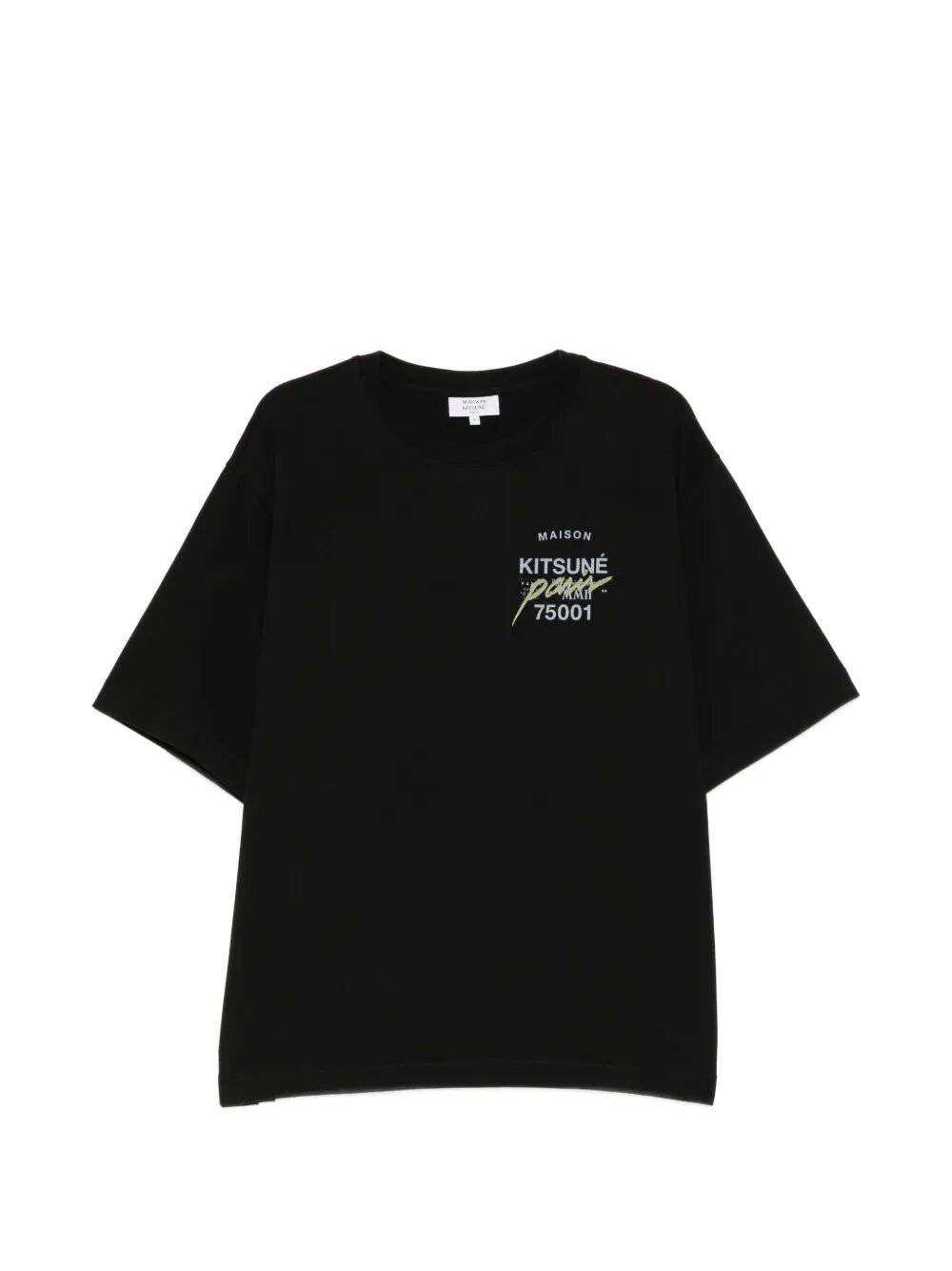 Picture of Maison Kitsune | Mmii Profile Fox Oversize Tee-Shirt