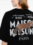Picture of Maison Kitsune | Mmii Profile Fox Oversize Tee-Shirt