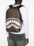Immagine di Sprayground | Brown And Cream Drip Check Shark Backpack