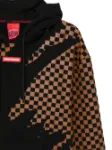 Picture of Sprayground | Claw Tear Check Regular Hoodie