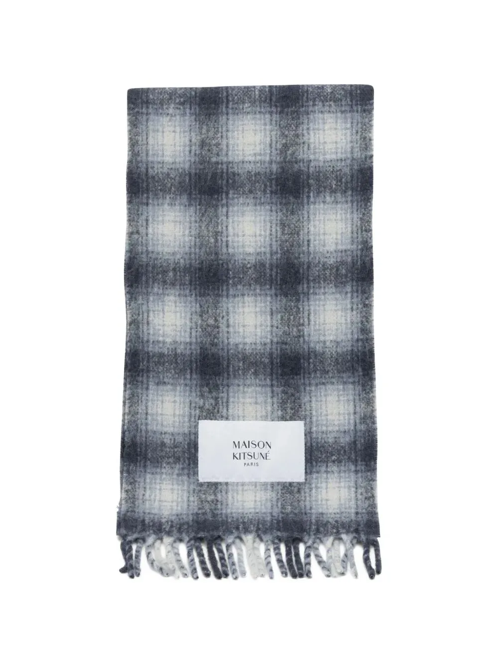 Picture of Maison Kitsune | Alpaca Checked Scarf