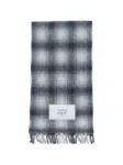 Picture of Maison Kitsune | Alpaca Checked Scarf