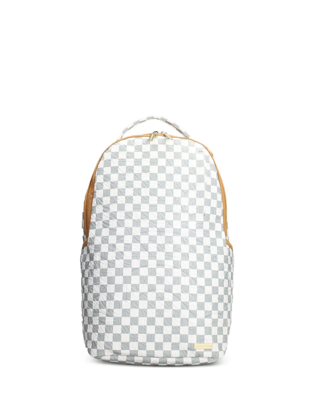 Picture of Sprayground | Graff Embossed Cream Check Dlxsv Backpack
