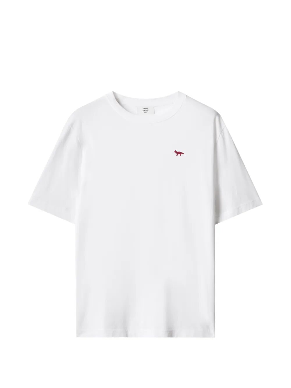 Picture of Maison Kitsune | Red Profile Fox Comfort Tee-Shirt