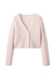 Picture of Maison Kitsune | Fluffy Alpaca Cropped Cardigan