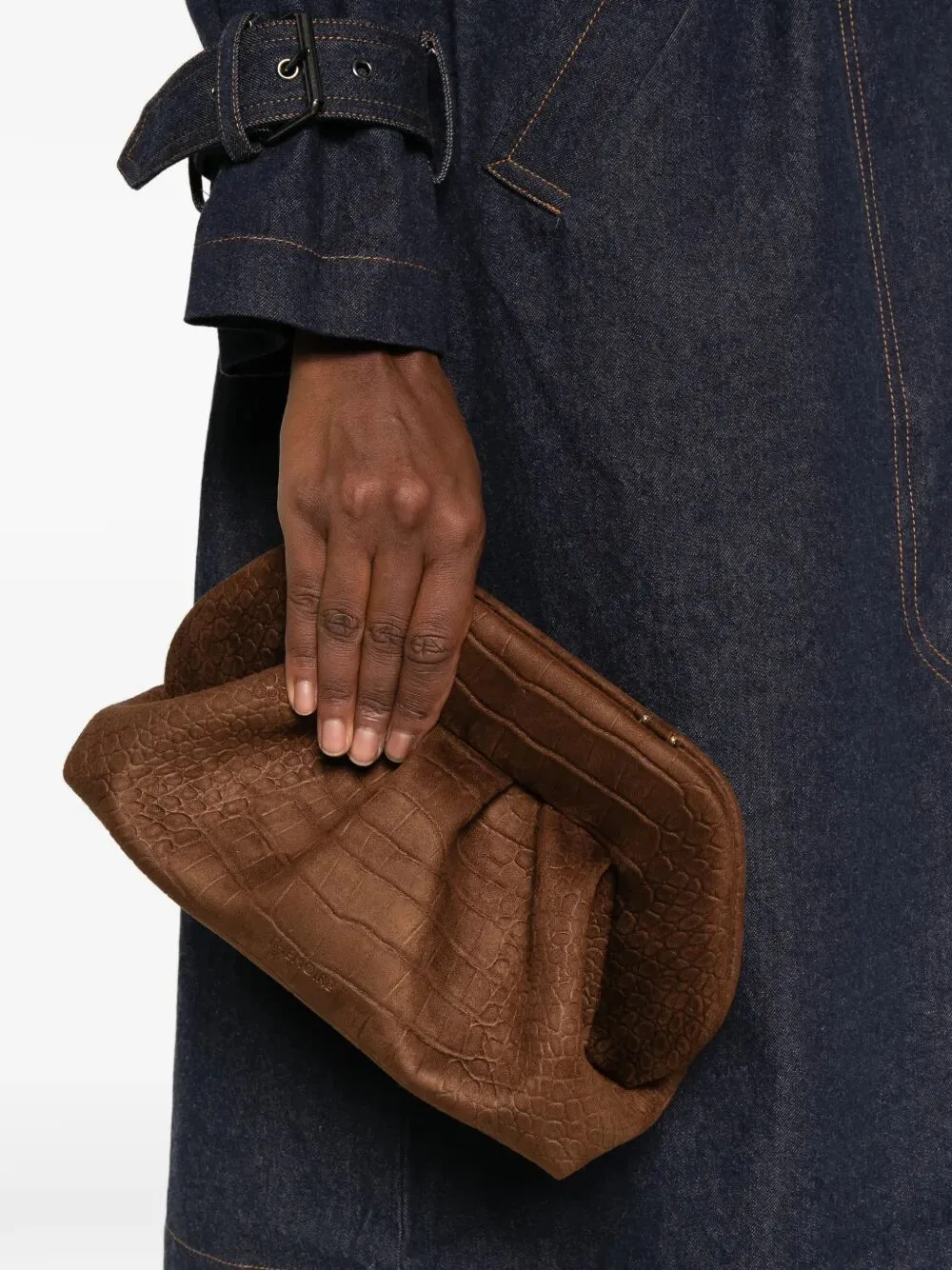 Picture of Themoire | Bios Medium Suede Croco Effect