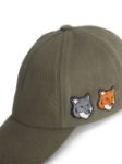 Picture of Maison Kitsune | Double Fox Head Faded Cap