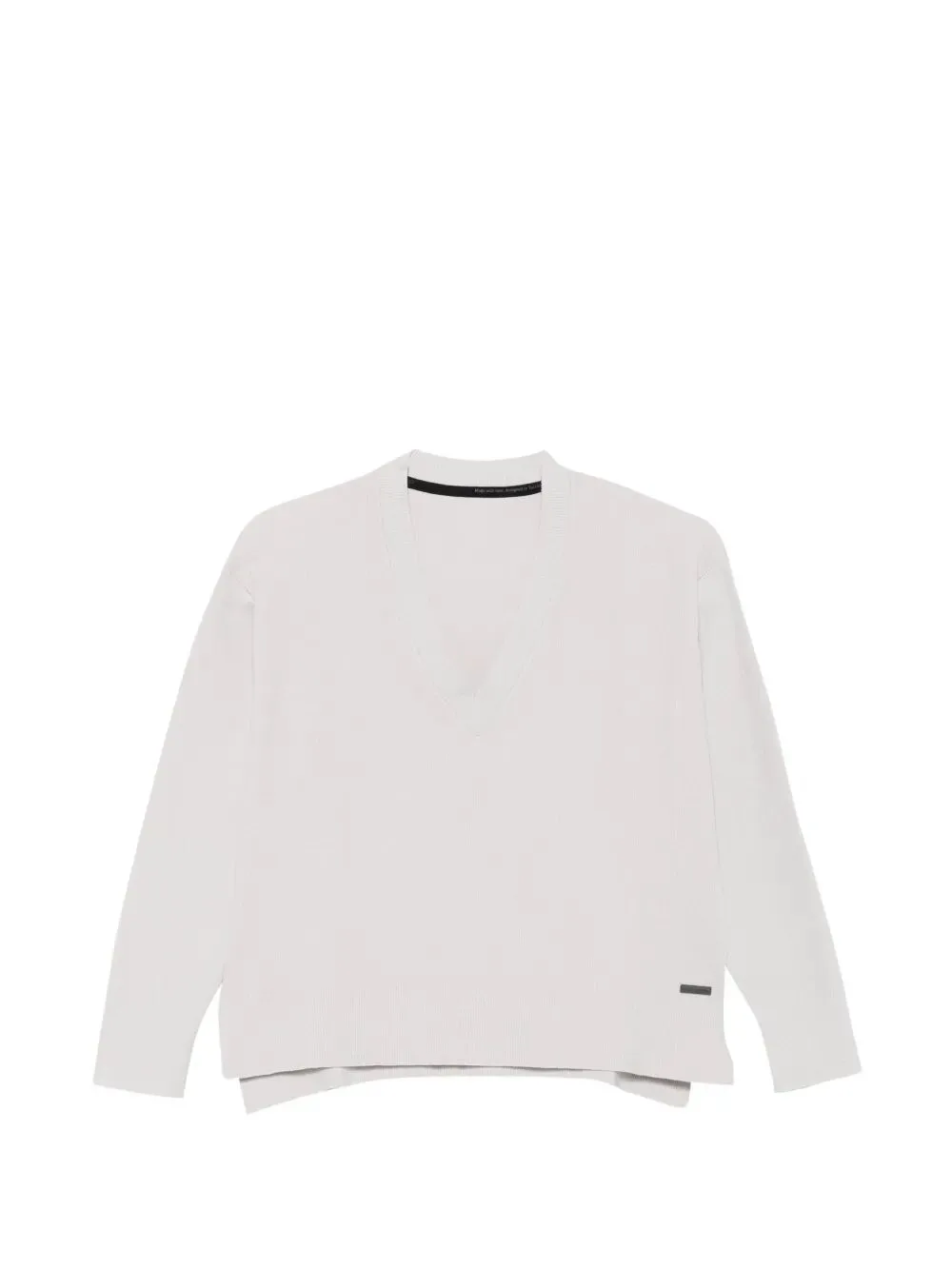 Picture of Rrd - Roberto Ricci Designs | Velvet Vent V Neck Knit