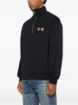 Picture of Maison Kitsune | Double Fox Head Half Zip Comfort Sweatshirt