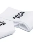 Picture of Maison Kitsune | Maison Kitsune Handwriting Socks