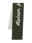 Picture of Maison Kitsune | Maison Kitsune Handwriting Scarf