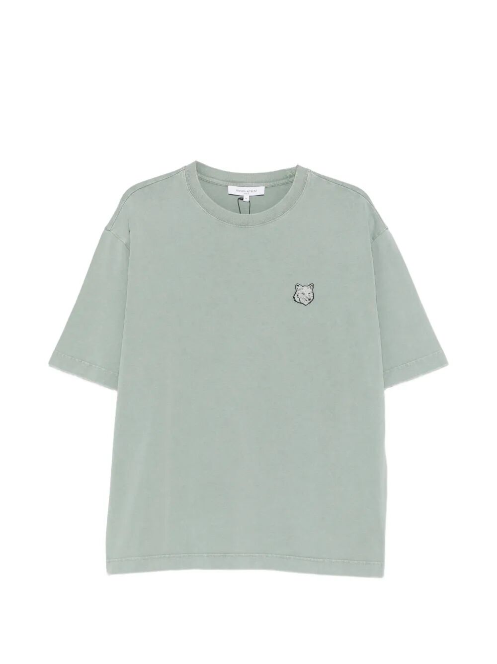 Picture of Maison Kitsune | Fox Head Faded Oversize Tee