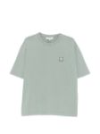 Picture of Maison Kitsune | Fox Head Faded Oversize Tee