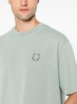 Picture of Maison Kitsune | Fox Head Faded Oversize Tee