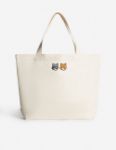 Immagine di Maison Kitsune | Double Bold Fox Head Patch Tote Bag