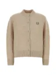 Picture of Maison Kitsune | Fox Head Lambswool High Neck Cardigan