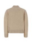Picture of Maison Kitsune | Fox Head Lambswool High Neck Cardigan