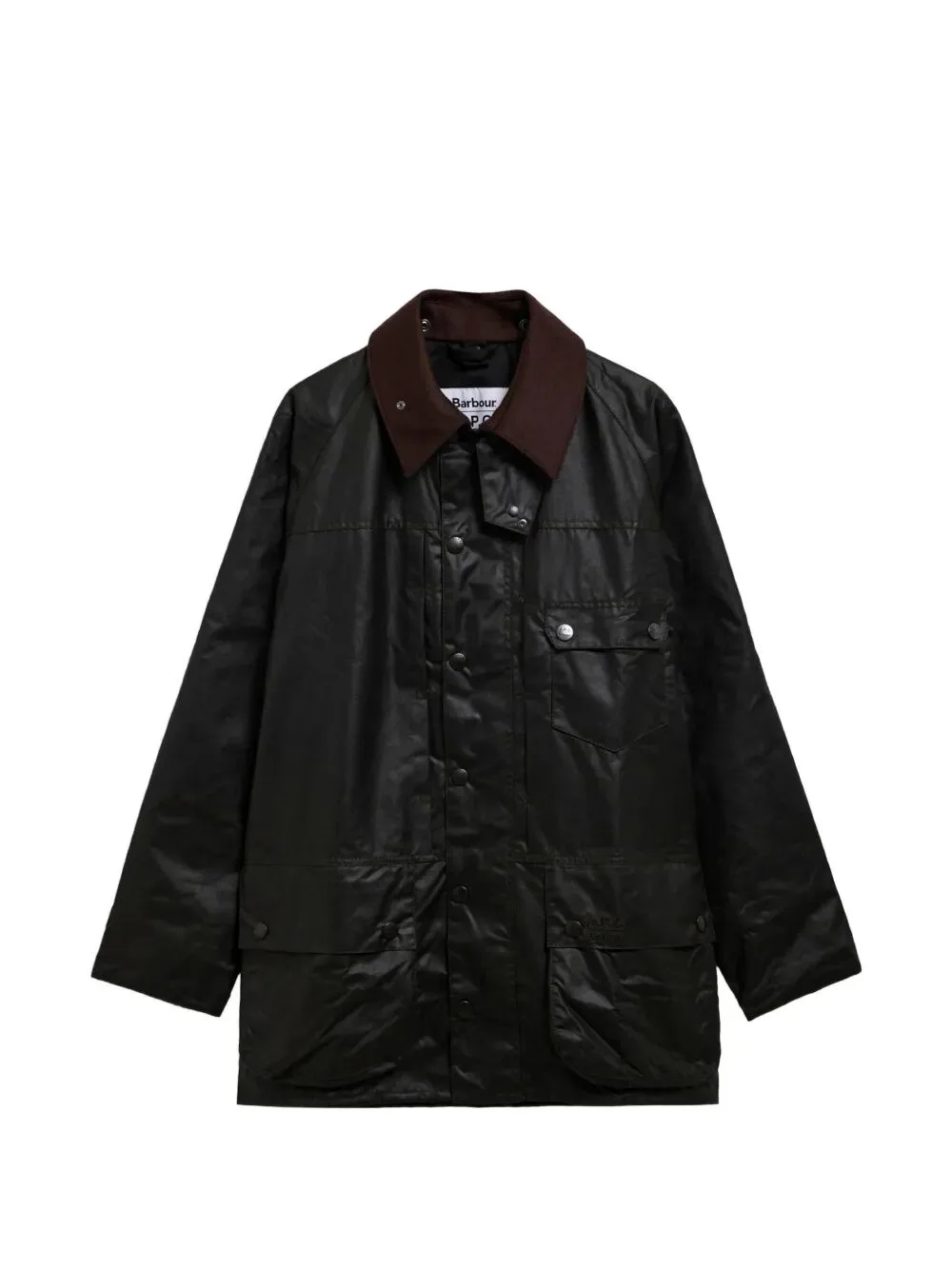 Picture of Barbour | Ba X Apc Beaufort Wax Jacket