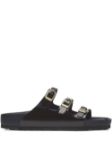 Immagine di Birkenstock | Florida Dbuckle Exquisite Shine Black