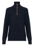 Picture of Paul & Shark | Shark Tag Tech Wool Half Zip Sweater