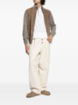 Picture of Paul & Shark | Riviera Suede Wool Cashmere Full Zip Sweather