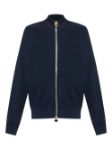Picture of Paul & Shark | Shark Tag Tech Wool Full Zip Sweater