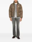 Picture of Drole De Monsieur | Slogan Moire Puffer Jacket