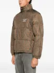 Picture of Drole De Monsieur | Slogan Moire Puffer Jacket