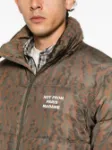 Picture of Drole De Monsieur | Slogan Moire Puffer Jacket
