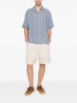 Picture of Obey | Foster Stripe Pleated Short